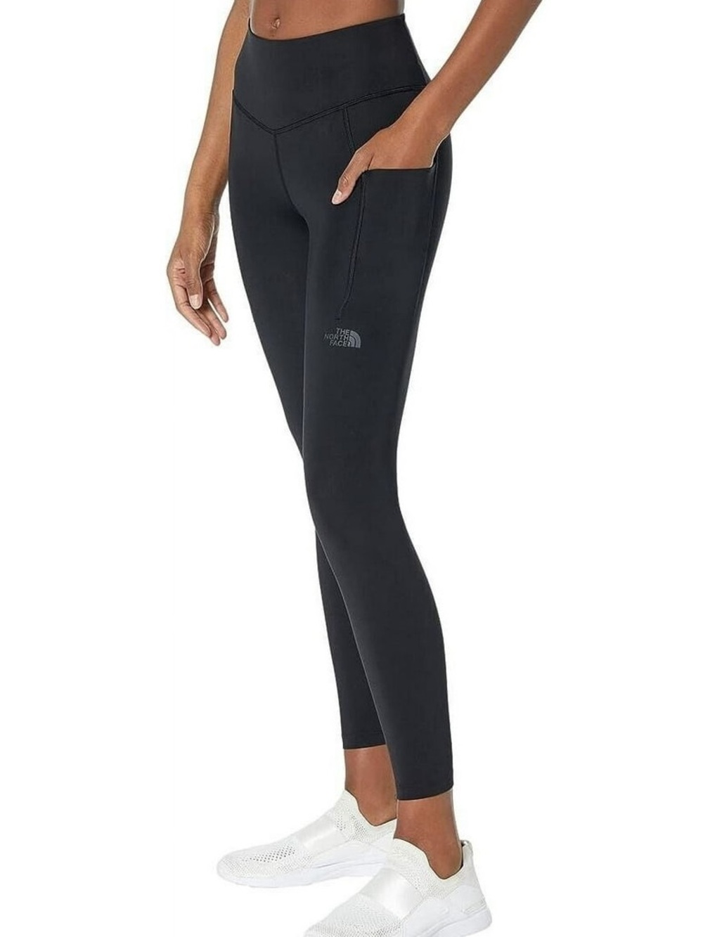 The North Face Midline High-Rise Pocket 7/8 Leggings in Black